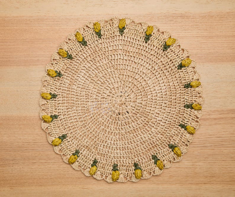Handmade Tulip Placemat