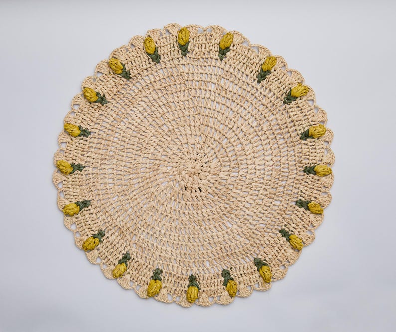 Handmade Tulip Placemat