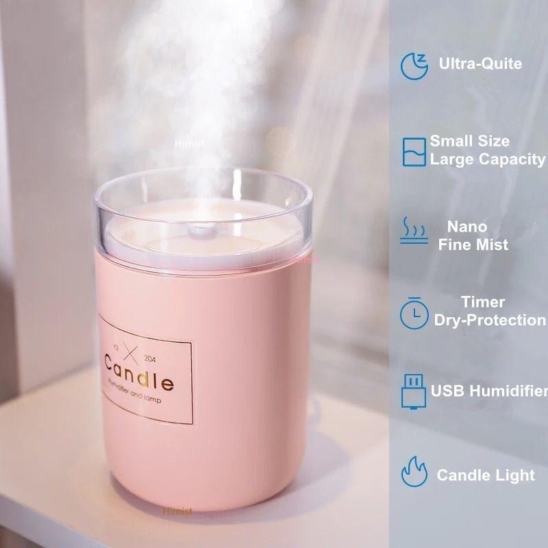 USB Ultrasonic Humidifier & Essential Oil Diffuser
