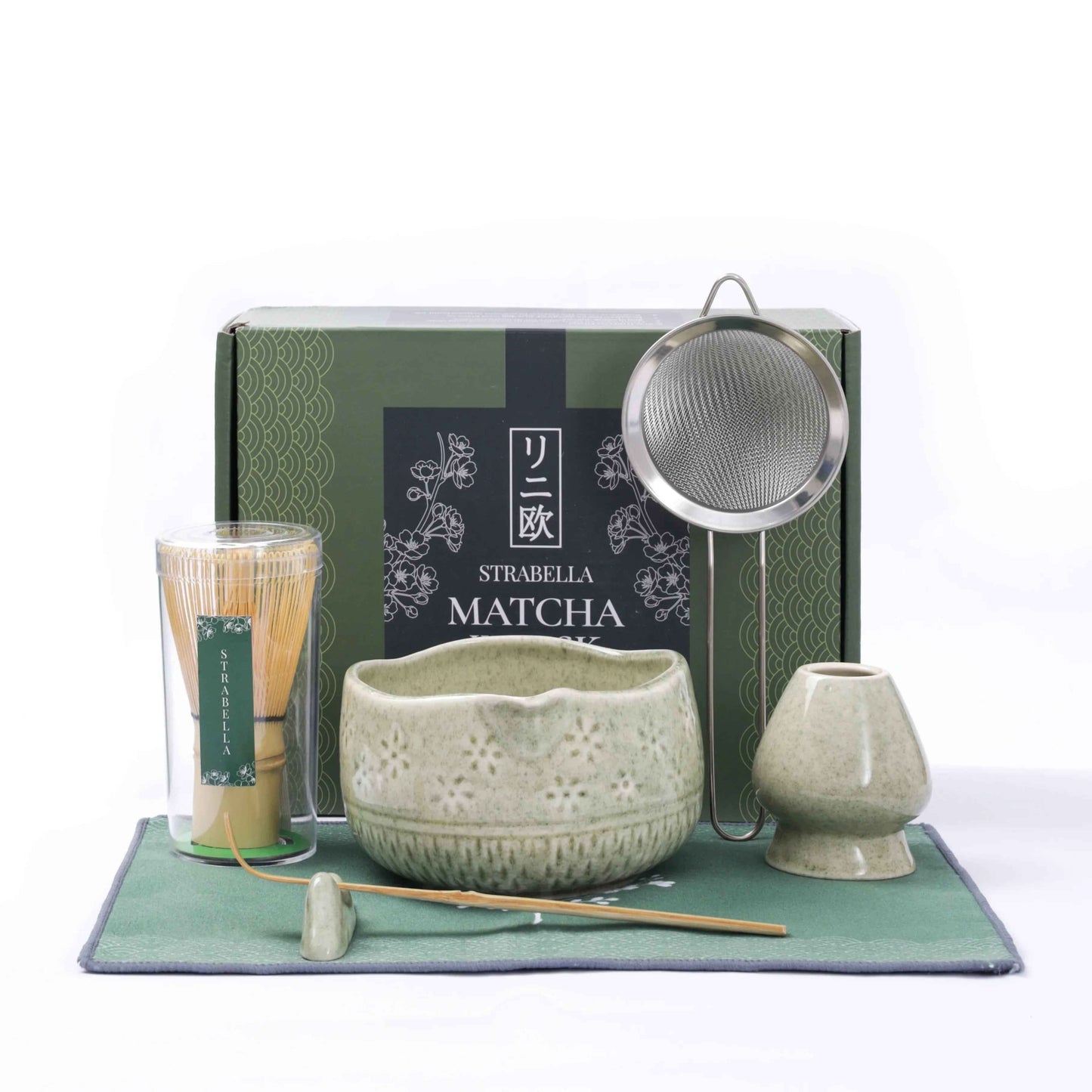 Premium Matcha Whisk Set - Bamboo Whisk & Ceramic Bowl