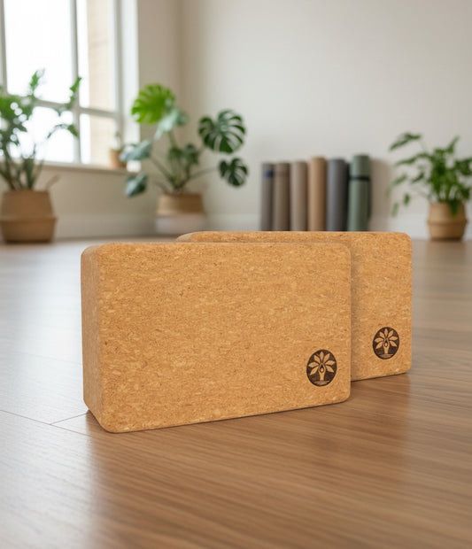 Cork Yoga Block Set