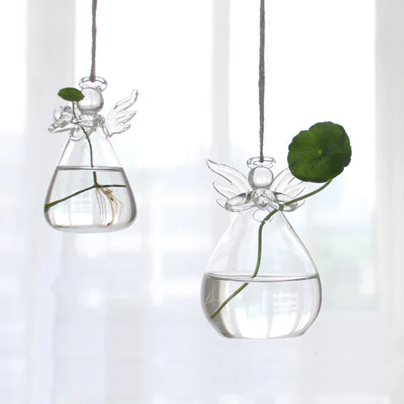 Handmade Angel Glass Vase