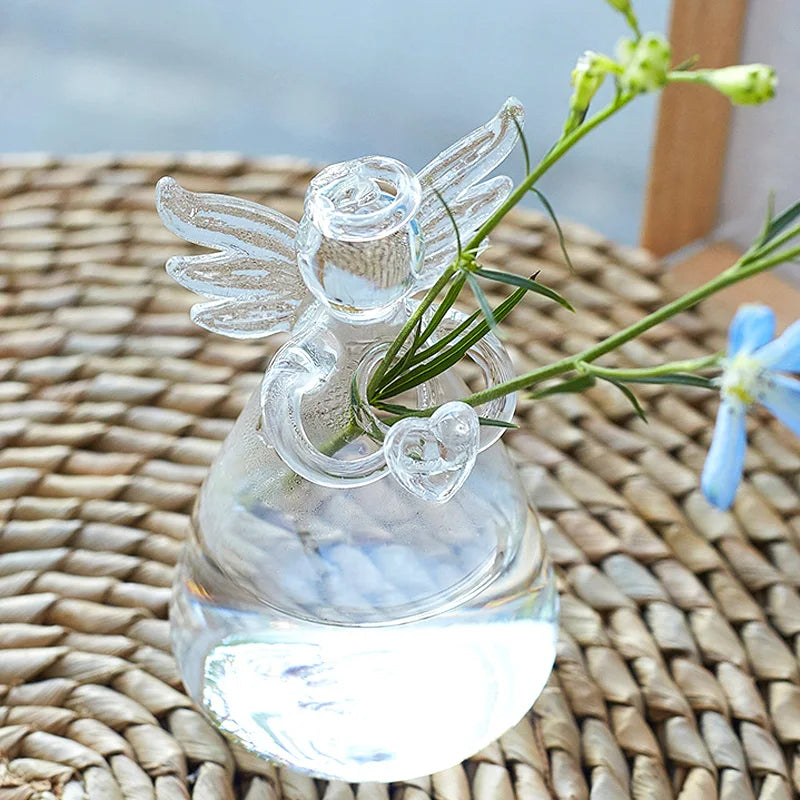Handmade Angel Glass Vase