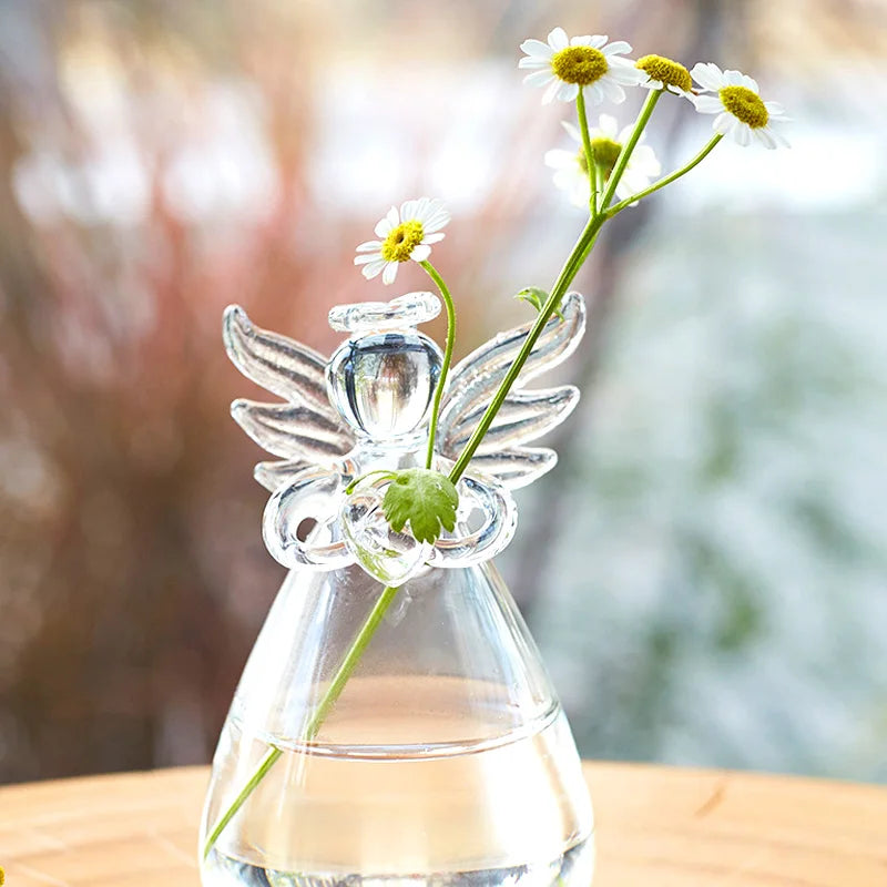 Handmade Angel Glass Vase