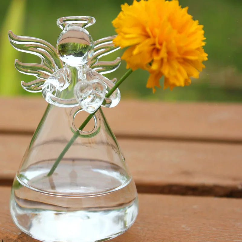 Handmade Angel Glass Vase