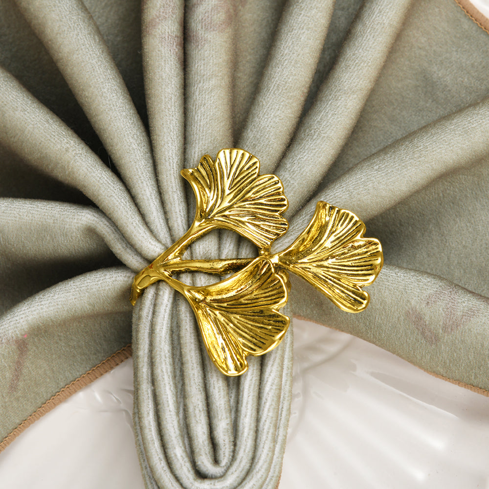 Golden Aura Napkin Rings