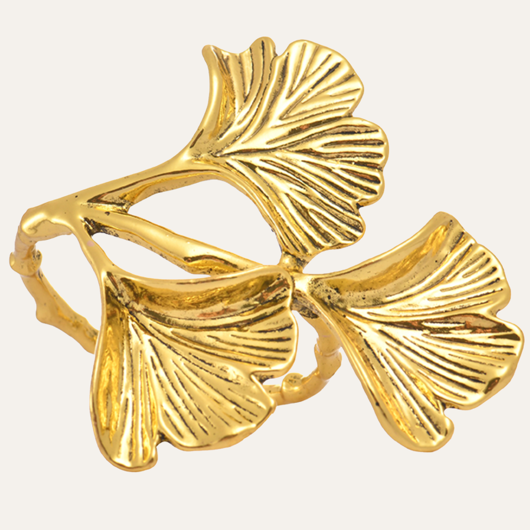 Golden Aura Napkin Rings